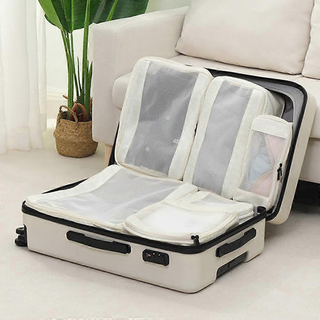 6pcs Compression Packing Cubes Type B Travel Suitcase Organizer Storage Bags