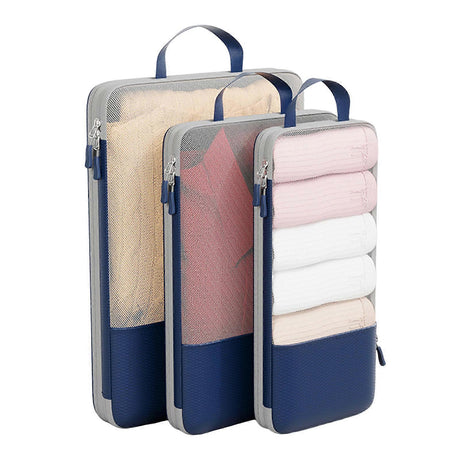 3pcs Compression Packing Cubes Lightweight Durable Organizer Gift Bags