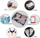 6pcs Packing Cubes Travel Storage Zip Organizers for Clothes, Socks, Underwear