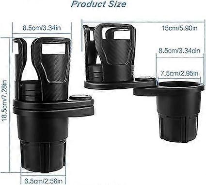 1pc Adjustable Universal Car Cup Holder - Multifunctional Drink Organizer