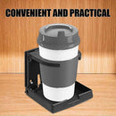 2pcs Adjustable Foldable Car Cup Holders - Portable Drink Holder Set Black