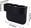 Universal Dual Car Cup Holder - Multifunctional Seat Drink Organizer Accessory