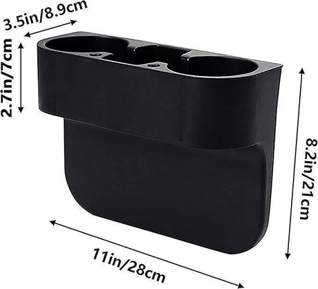 Universal Dual Car Cup Holder - Multifunctional Seat Drink Organizer Accessory