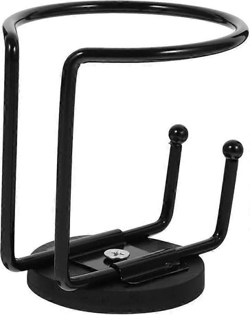 Iron Car Cup Holder - Black Trolley Drink Holder for Vehicle Use