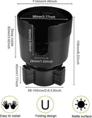 Adjustable Universal Car Cup Holder - Can Holder for Bottle/Drink, Truck Compatible Black