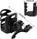 2pcs Adjustable Car Vent Cup Holders - Universal Car Drink Organizer Set