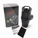 2-in-1 Double Car Cup Holder - 360 Swivel Multifunctional Holder for Coffee & Bottles