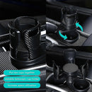 2-in-1 Double Car Cup Holder - 360 Swivel Multifunctional Holder for Coffee & Bottles