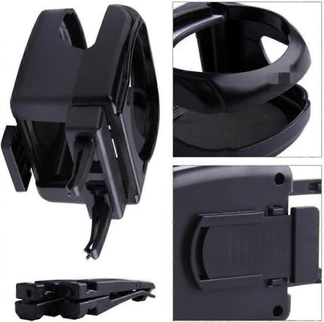 2pcs Universal A/C Vent Car Cup Holders - Adjustable Water Bottle Holder