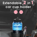 Car Cup Holder with Phone Holder - Organizer Expander in Grey Color