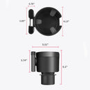 Car Cup Holder with Phone Holder - Organizer Expander in Grey Color
