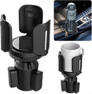 Adjustable Car Cup Holder Expander - Adapter Fits 2.95in Bottles or Cups