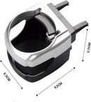 2pcs Car Cup & Bottle Holders - Universal Auto Drink Organizer Set
