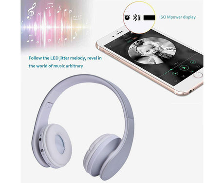 Bluetooth Headphones Wireless,Over Ear Headset with Microphone