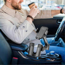 Car Cup Holder with Phone Mount - Adjustable Rotatable Expander for Cell Phone & Drink