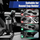 Car Cup Holder with Phone Mount - Adjustable Rotatable Expander for Cell Phone & Drink
