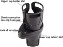 360 Rotatable Car Drink Holder - Multifunctional Cup Organizer for Vehicle Use