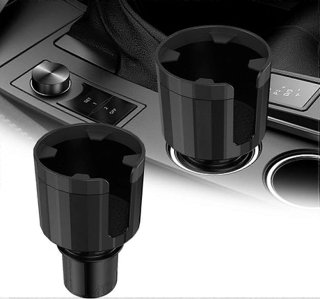 Adjustable Base Car Cup Holder Expander - Universal Auto Drink Organizer
