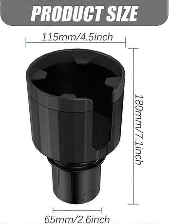 Adjustable Base Car Cup Holder Expander - Universal Auto Drink Organizer