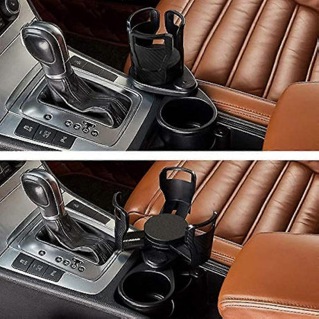 Dual Car Cup Holder - Expandable Adjustable Drink Holder for Car Use