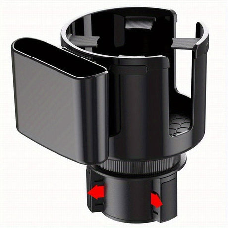 Car Cup Holder Adapter - Bottle and Beverage Organizer Auto Accessory