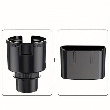 Car Cup Holder Adapter - Bottle and Beverage Organizer Auto Accessory