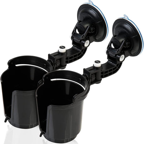 2pcs Car Shelf Cup Holders - Door & Seat Bottle Holder Organizer