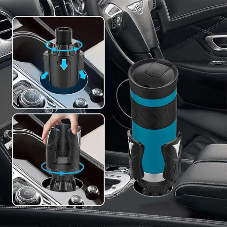Expandable Car Cup Holder - Multifunctional Adjustable Drink Organizer
