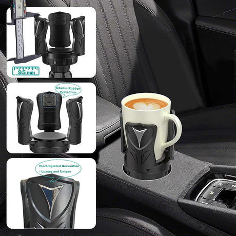 Expandable Car Cup Holder - Multifunctional Adjustable Drink Organizer
