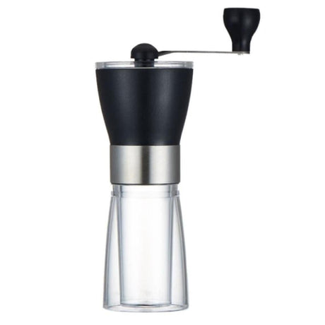 Manual Coffee Grinder - Ceramic Burr, Portable Stainless Steel Coffee Hand Grinder