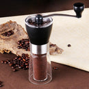 Manual Coffee Grinder - Ceramic Burr, Portable Stainless Steel Coffee Hand Grinder