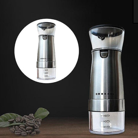 Electric Coffee Grinder - Adjustable Stainless Steel Blade Grinder for Coffee Beans