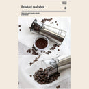 Electric Coffee Grinder - Adjustable Stainless Steel Blade Grinder for Coffee Beans
