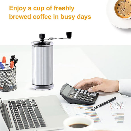Manual Coffee Grinder - Hand Coffee Mill Bean Grinder for Drip & French Press