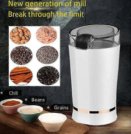 Electric Coffee Grinder - Multifunction Mill for Coffee Beans, Salt & Pepper