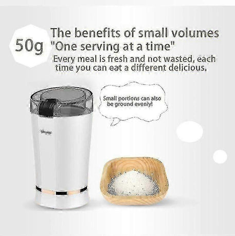 Electric Coffee Grinder - Multifunction Mill for Coffee Beans, Salt & Pepper