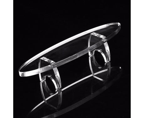Showing Stand Sturdy Decorative 8mm Acrylic Durable Display Stand for Living Room-Transparent