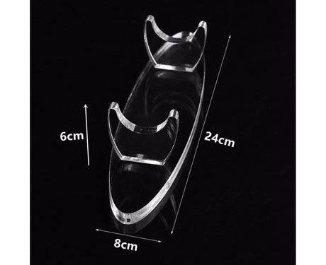 Showing Stand Sturdy Decorative 8mm Acrylic Durable Display Stand for Living Room-Transparent