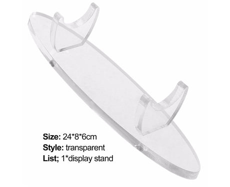 Showing Stand Sturdy Decorative 8mm Acrylic Durable Display Stand for Living Room-Transparent