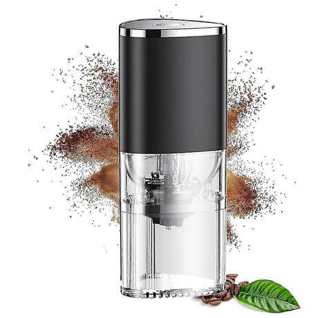 Electric Burr Coffee Grinder - Mini Cordless Coffee Bean Grinder for Home & Travel