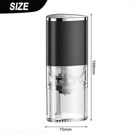 Electric Burr Coffee Grinder - Mini Cordless Coffee Bean Grinder for Home & Travel