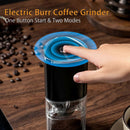 Electric Burr Coffee Grinder - Mini Cordless Coffee Bean Grinder for Home & Travel