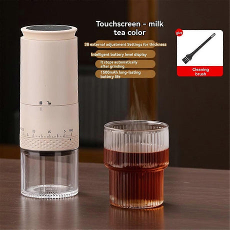 Electric Coffee Grinder - Automatic Coffee Mill for Beans and Spices