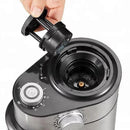 220V Flat Wheel Electric Burr Coffee Grinder Machine - High Efficiency Mill