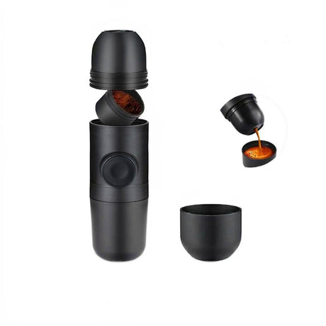 Portable Hand Coffee Grinder - Compact Manual Coffee Mill for Travel Use