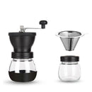 Ceramic Bean Coffee Grinder - Kitchen Manual Grinder with Compact Design