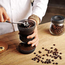 Manual Coffee Grinder - Glass Storage Jar Hand Mill Kitchen Coffee Gadgets