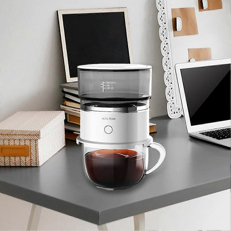 Portable Electric Coffee Grinder - Automatic Travel Bean Grinder for Outdoor Use