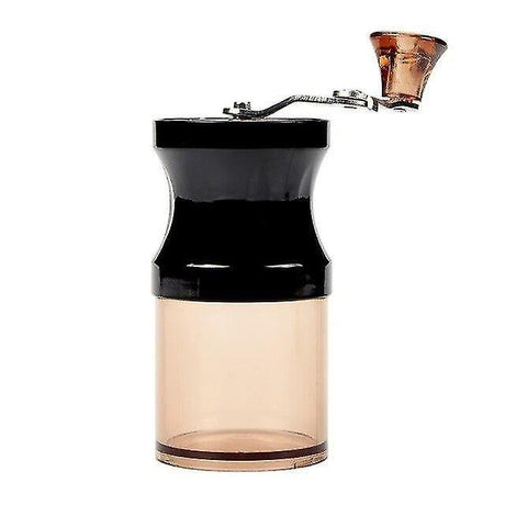 Mini Manual Coffee Grinder - Acrylic Hand Grinder with Adjustable Ceramic Burr