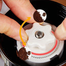 Mini Manual Coffee Grinder - Acrylic Hand Grinder with Adjustable Ceramic Burr